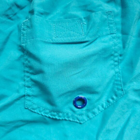 Calvin Klein Big Boys Caspian Blue Logo Stripe Swimwear Board Shorts Size 8 - Picture 10 of 10